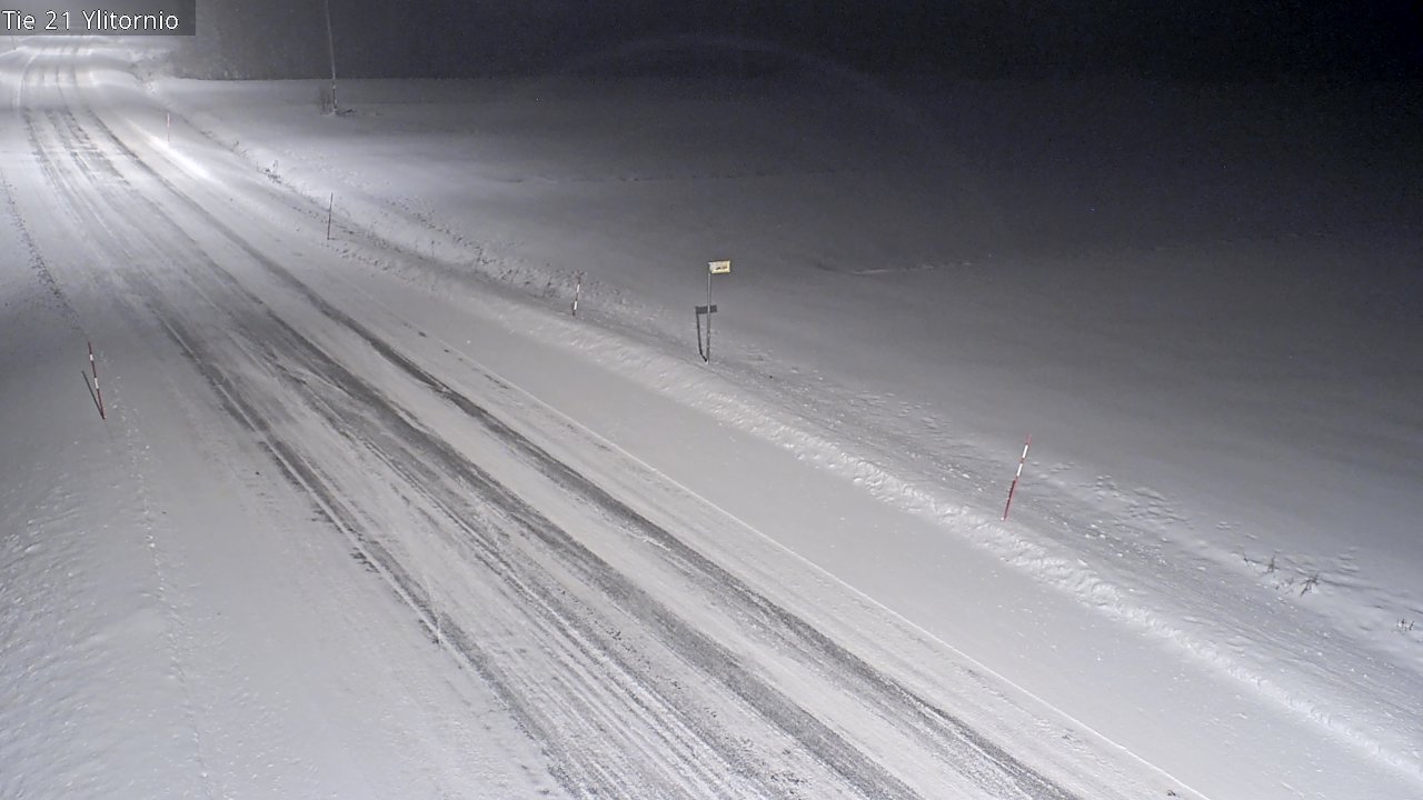 Weather Camera Image Road 21 Ylitornio, Tornio, Lappi
