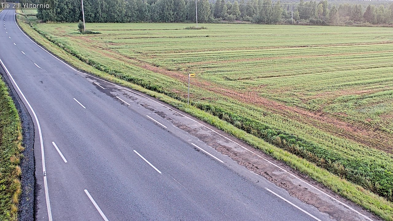 Weather Camera Image Road 21 Ylitornio, Tornio, Lappi