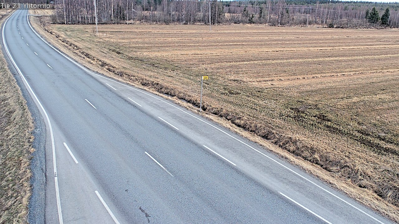 Weather Camera Image Väg 21 Övertorneå, Tornio, Lappi
