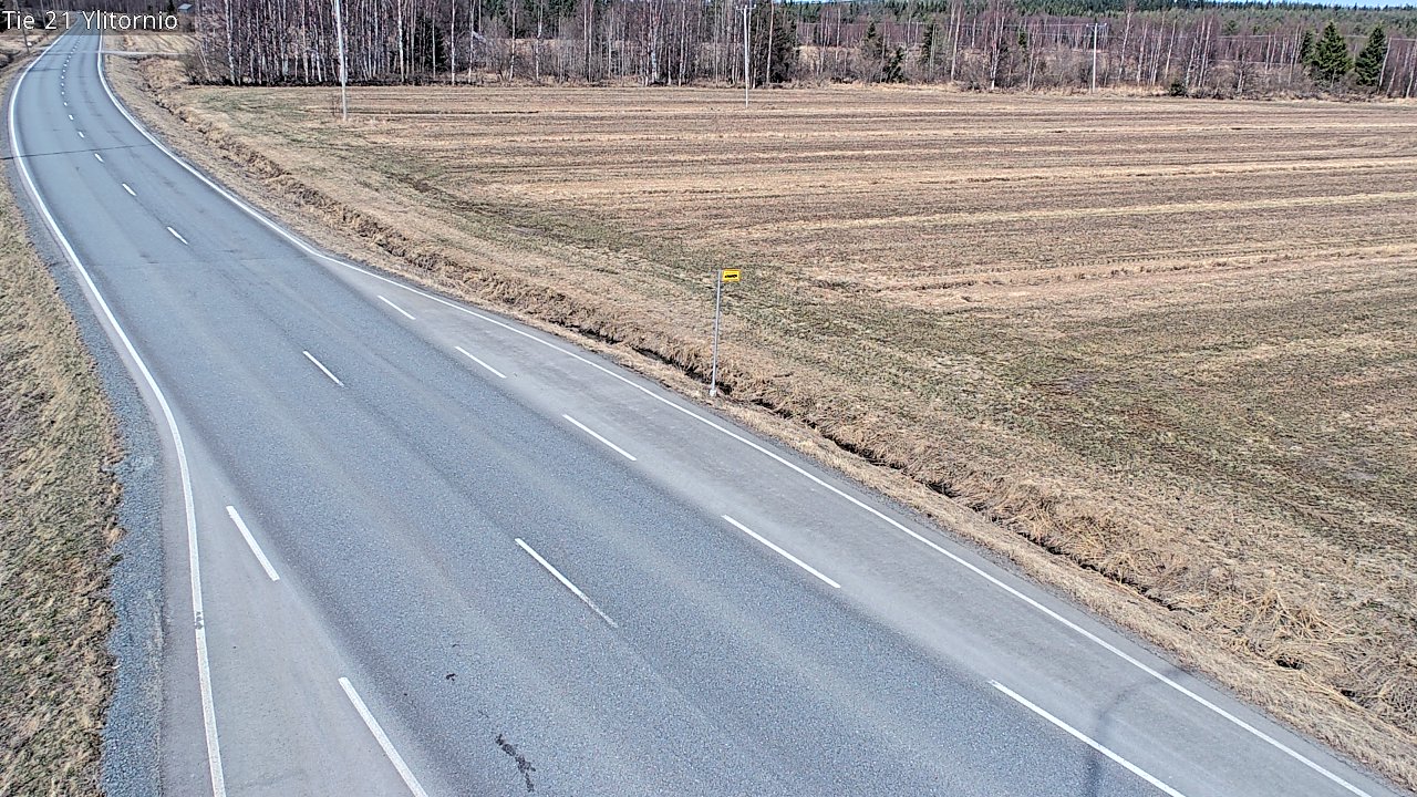 Weather Camera Image Väg 21 Övertorneå, Tornio, Lappi
