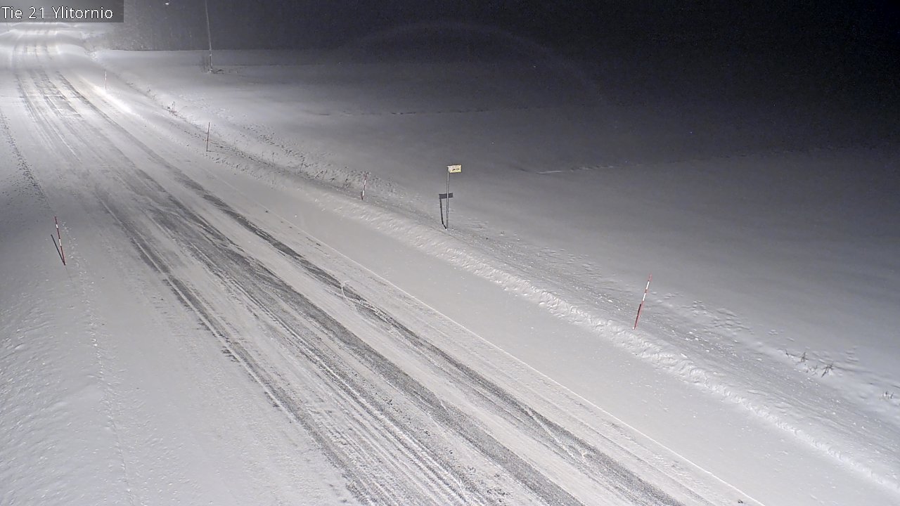 Weather Camera Image Road 21 Ylitornio, Tornio, Lappi
