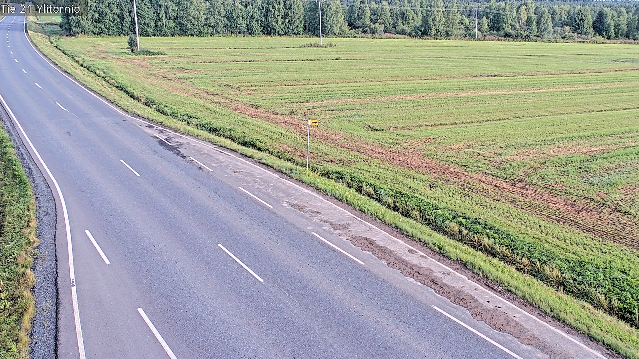Weather Camera Image Road 21 Ylitornio, Tornio, Lappi