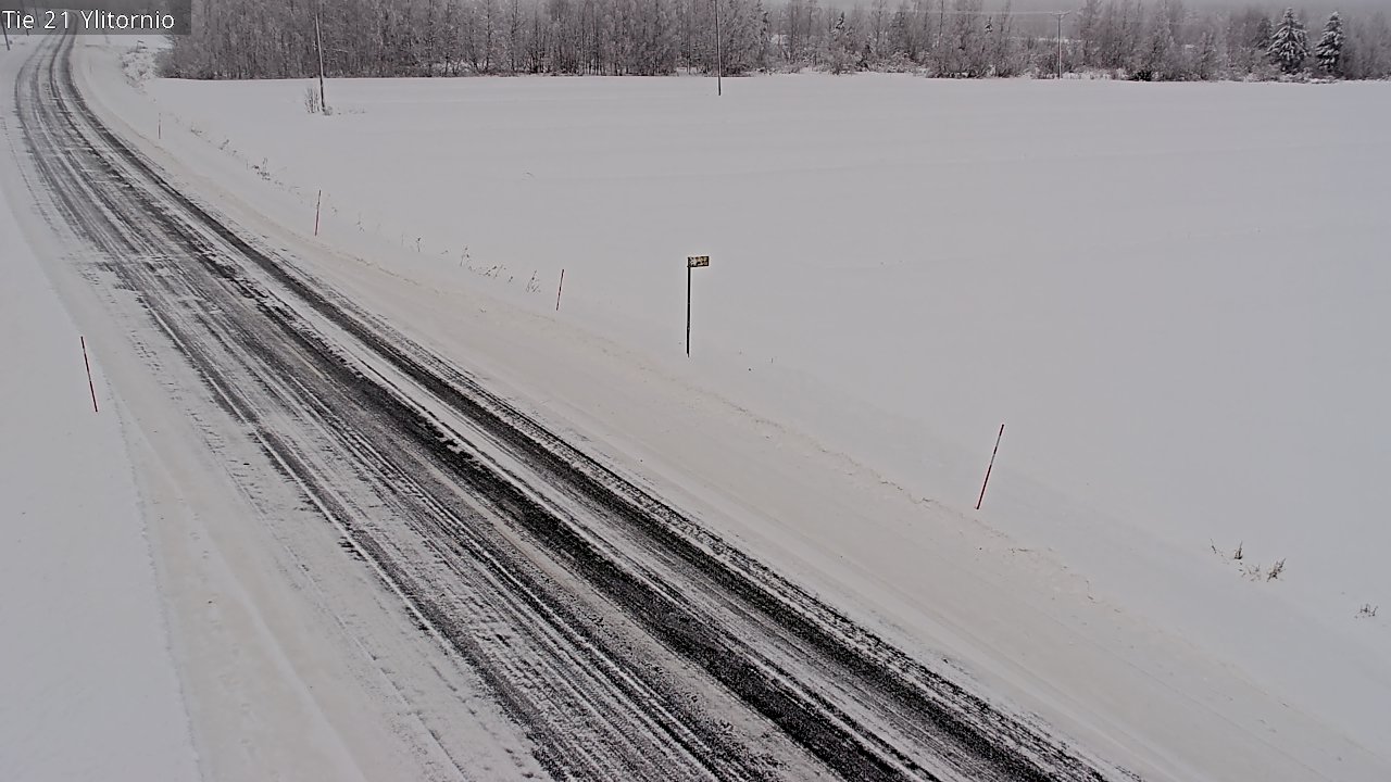 Weather Camera Image Road 21 Ylitornio, Tornio, Lappi