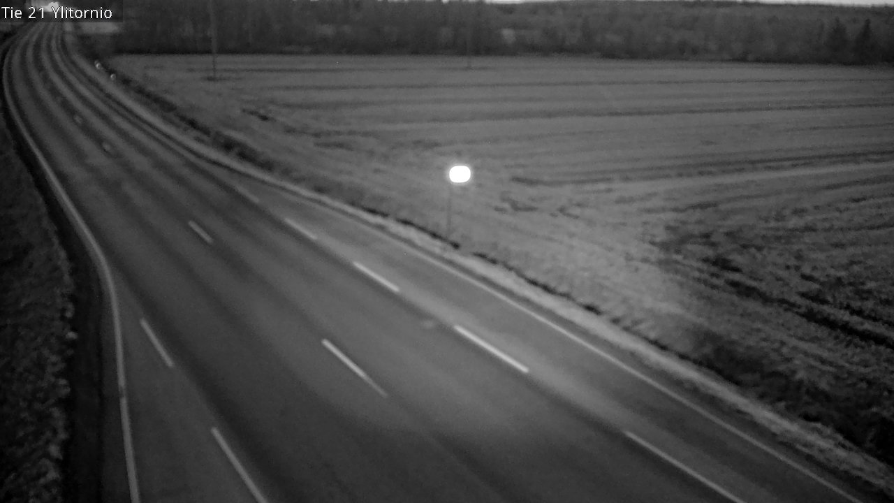Weather Camera Image Road 21 Ylitornio, Tornio, Lappi