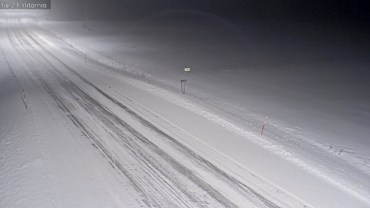 Weather Camera Image Road 21 Ylitornio, Tornio, Lappi