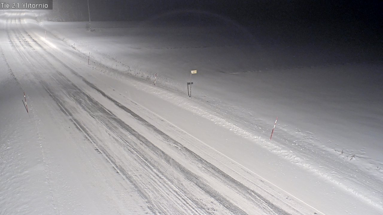 Weather Camera Image Road 21 Ylitornio, Tornio, Lappi