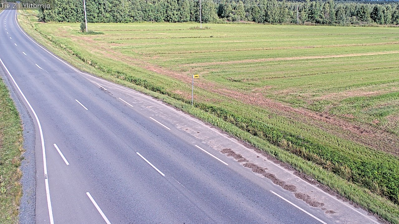 Weather Camera Image Road 21 Ylitornio, Tornio, Lappi