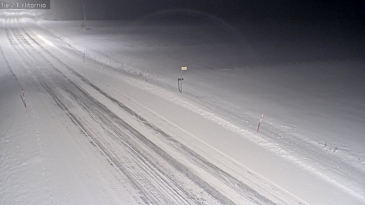 Weather Camera Image Road 21 Ylitornio, Tornio, Lappi