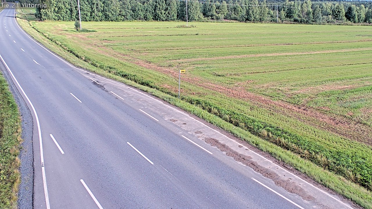 Weather Camera Image Road 21 Ylitornio, Tornio, Lappi