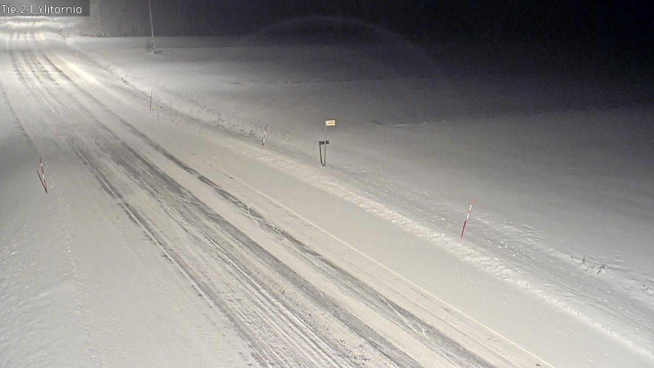 Weather Camera Image Road 21 Ylitornio, Tornio, Lappi