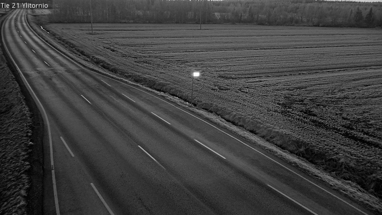 Weather Camera Image Road 21 Ylitornio, Tornio, Lappi