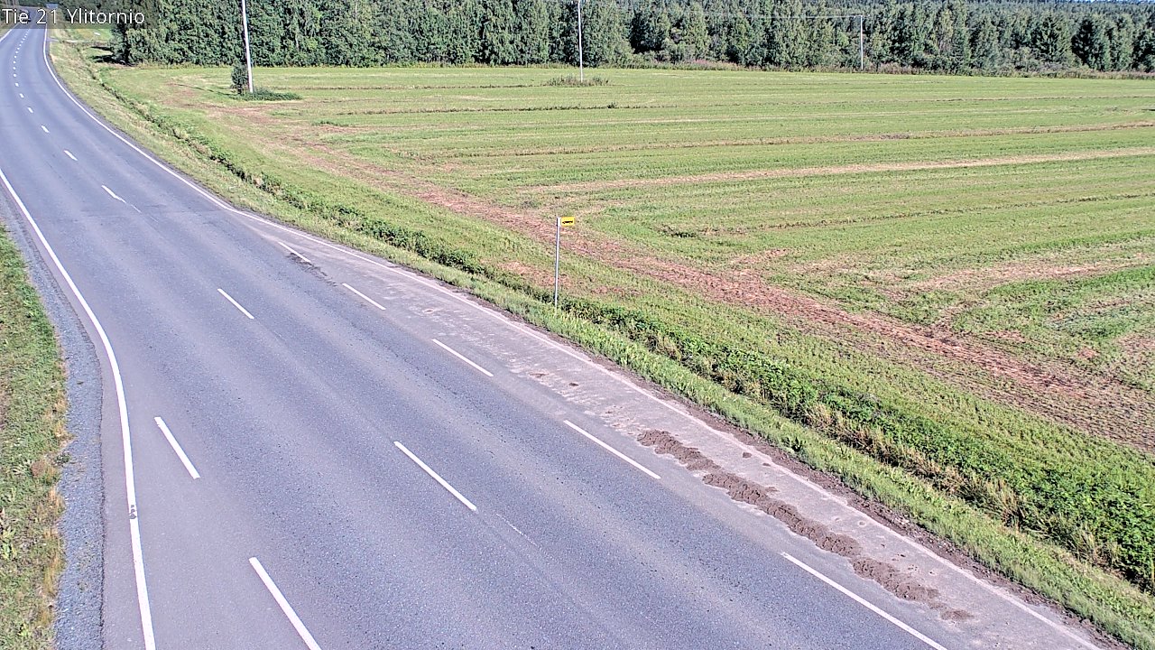 Weather Camera Image Road 21 Ylitornio, Tornio, Lappi