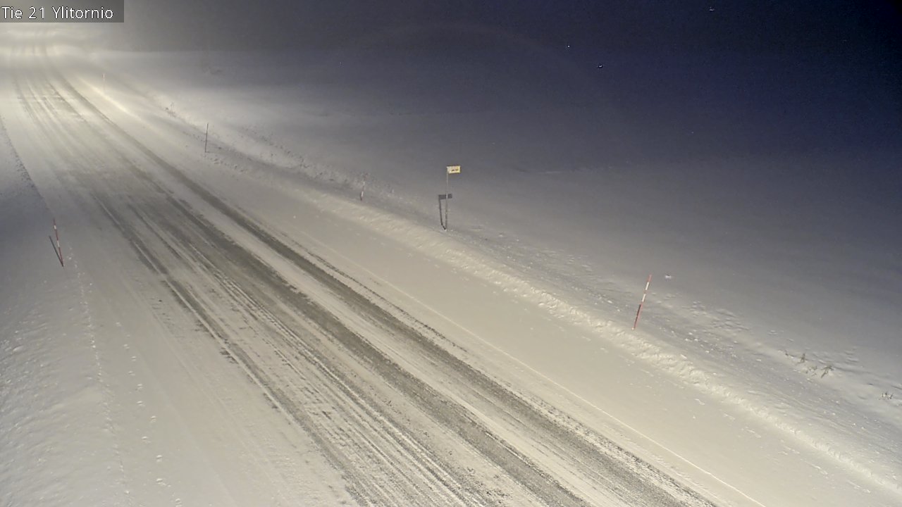 Weather Camera Image Road 21 Ylitornio, Tornio, Lappi