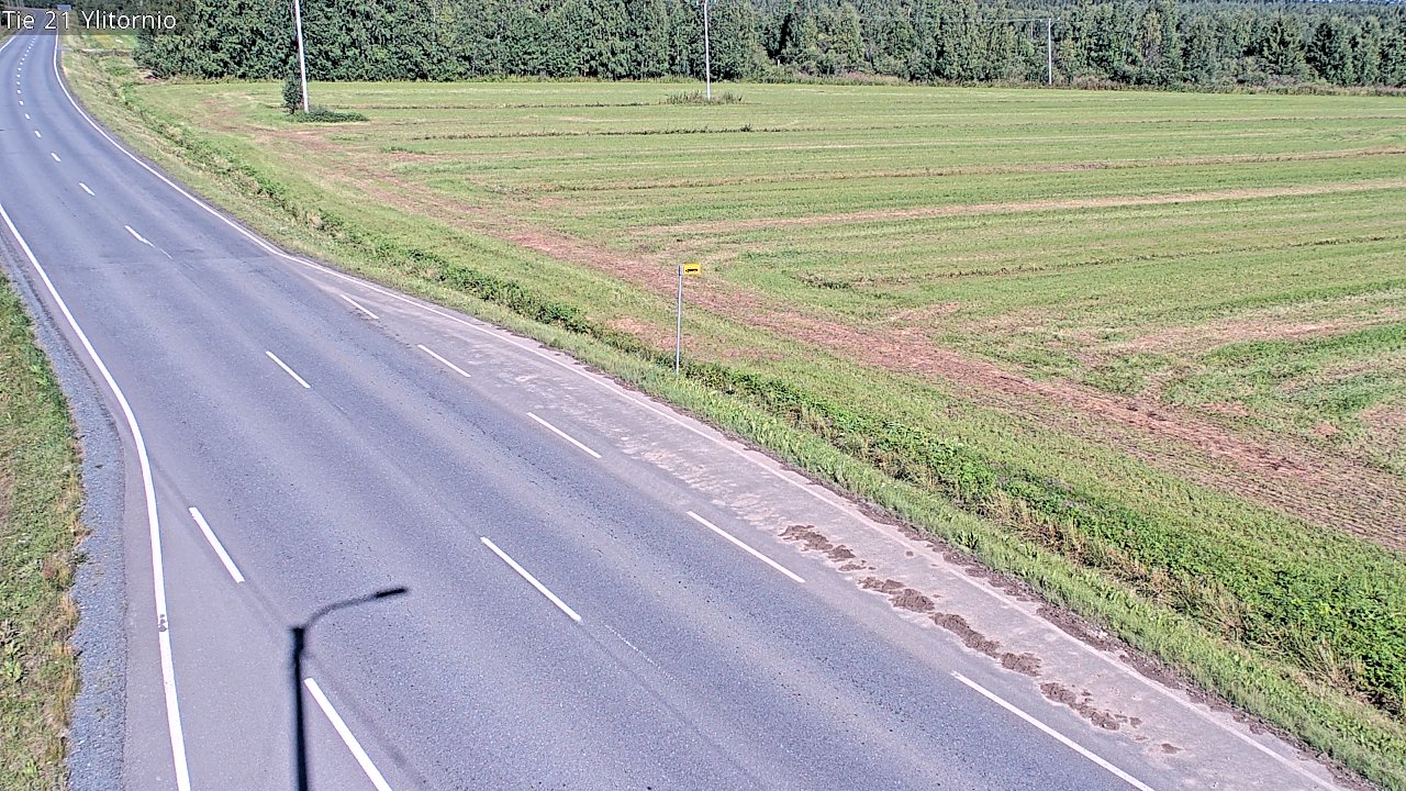 Weather Camera Image Road 21 Ylitornio, Tornio, Lappi