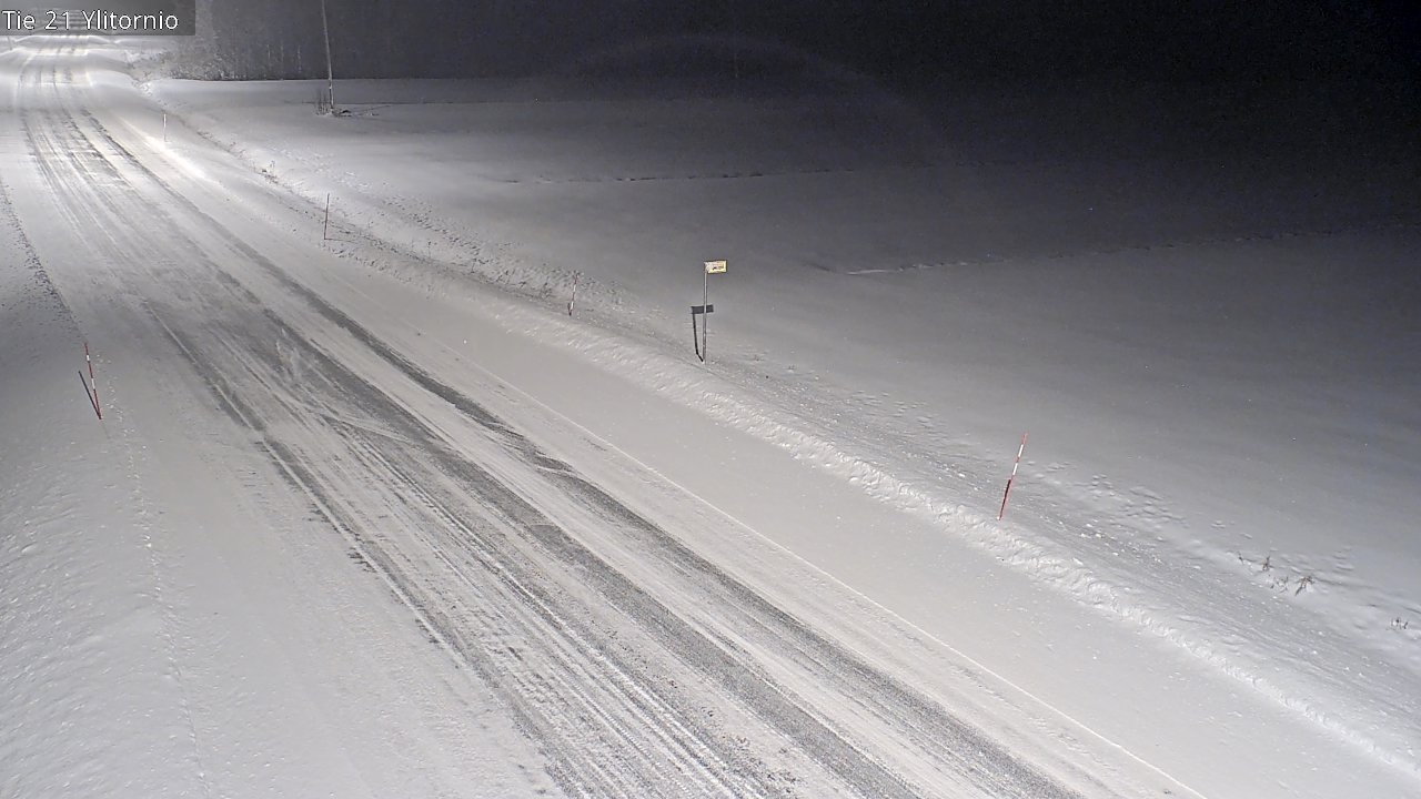 Weather Camera Image Road 21 Ylitornio, Tornio, Lappi
