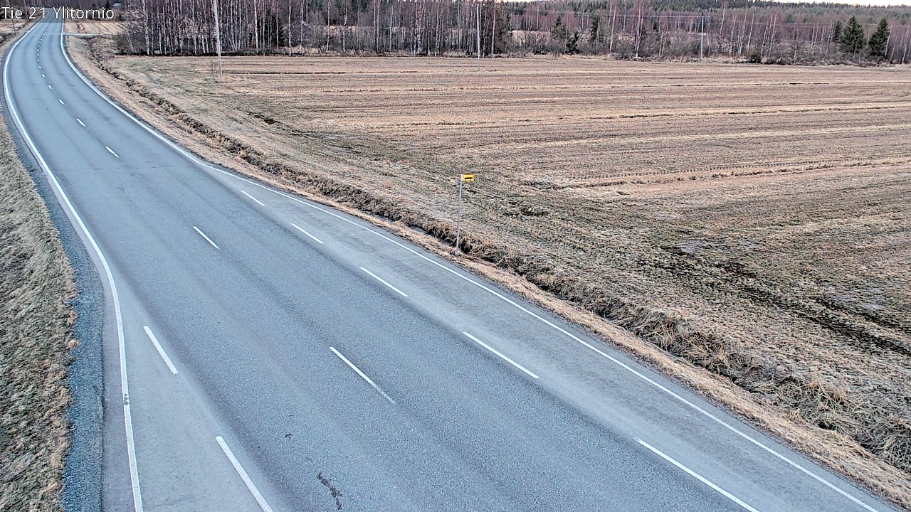 Weather Camera Image Väg 21 Övertorneå, Tornio, Lappi
