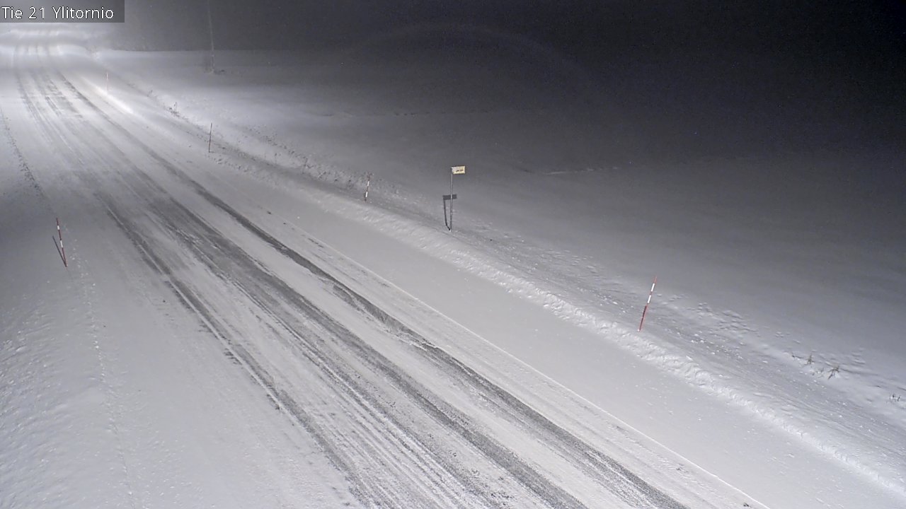 Weather Camera Image Road 21 Ylitornio, Tornio, Lappi