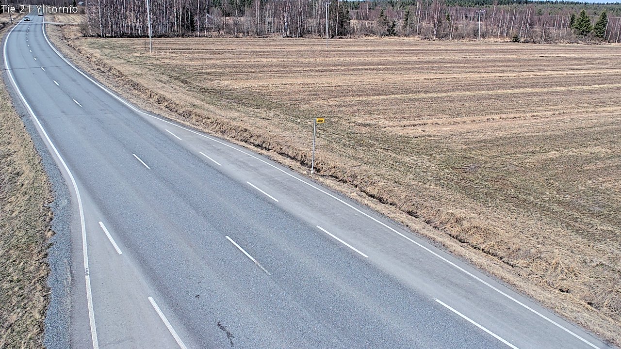 Weather Camera Image Väg 21 Övertorneå, Tornio, Lappi