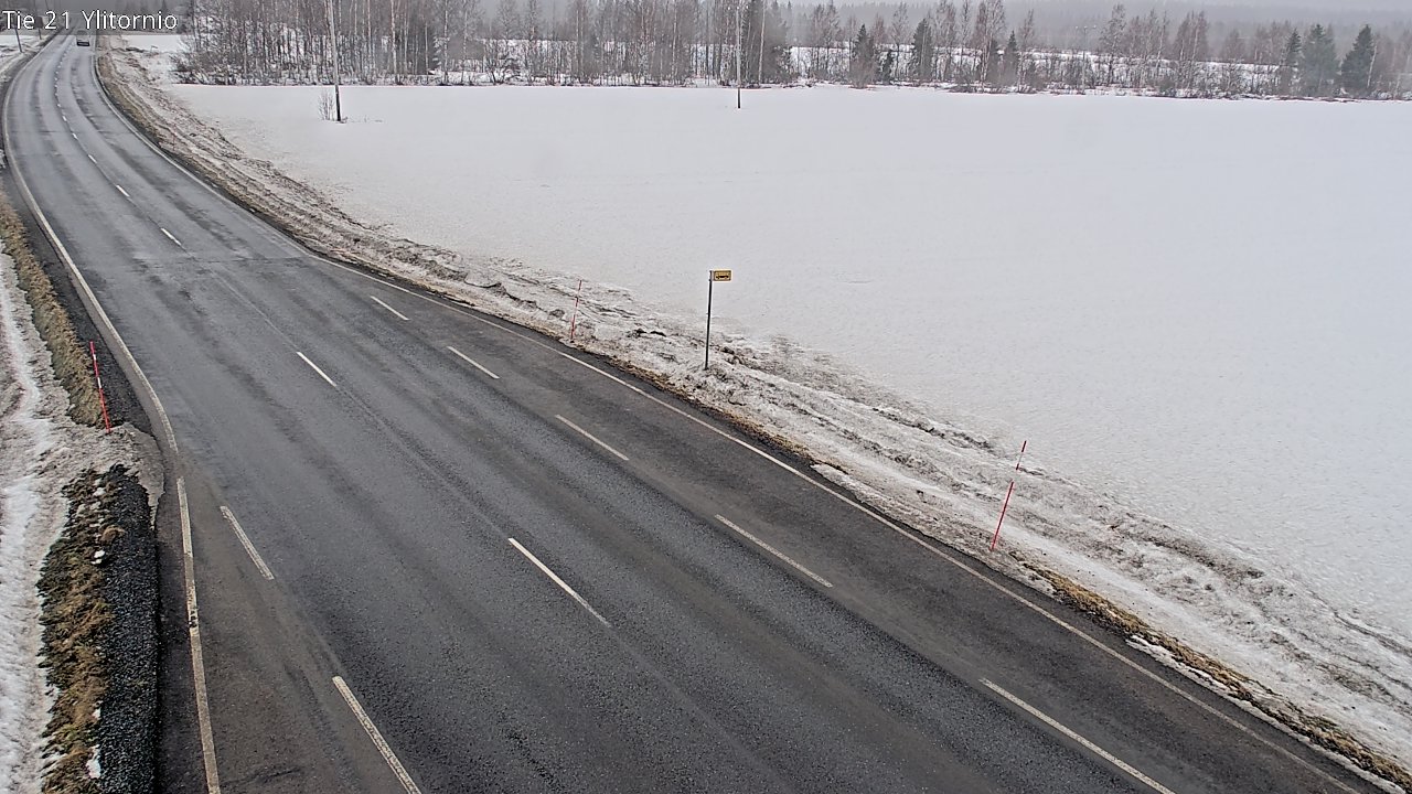 Weather Camera Image Väg 21 Övertorneå, Tornio, Lappi