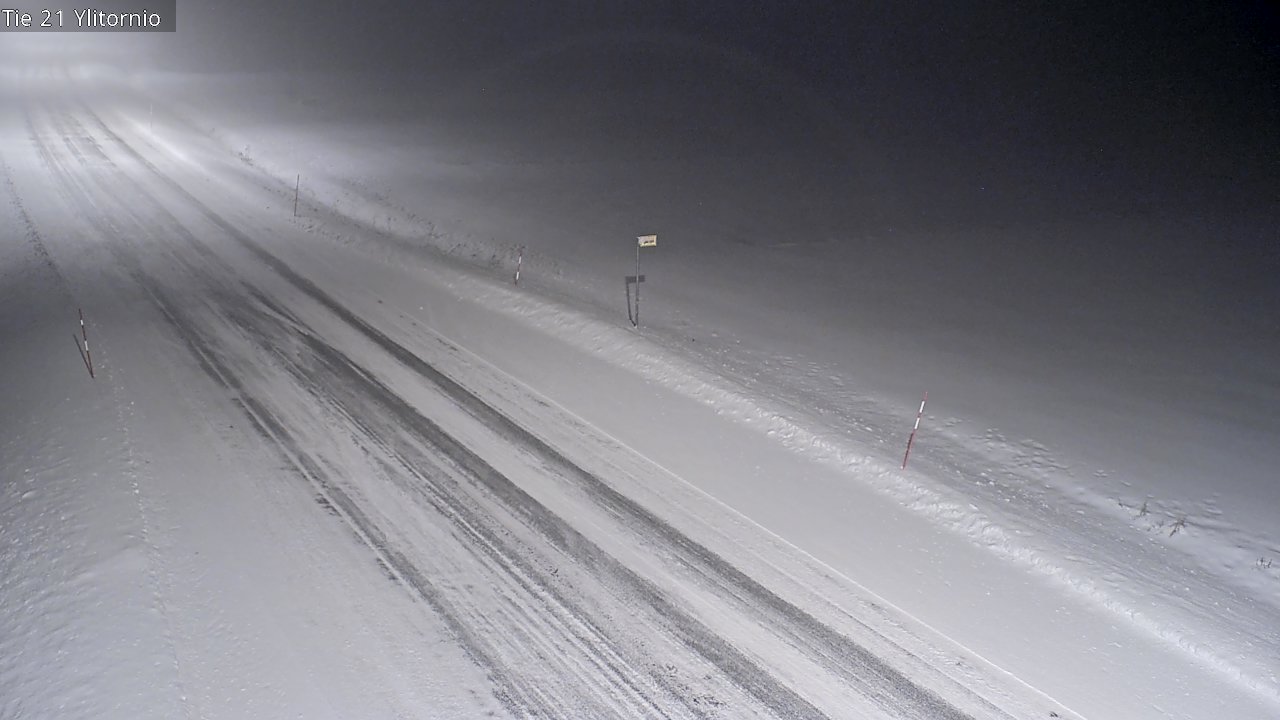 Weather Camera Image Road 21 Ylitornio, Tornio, Lappi