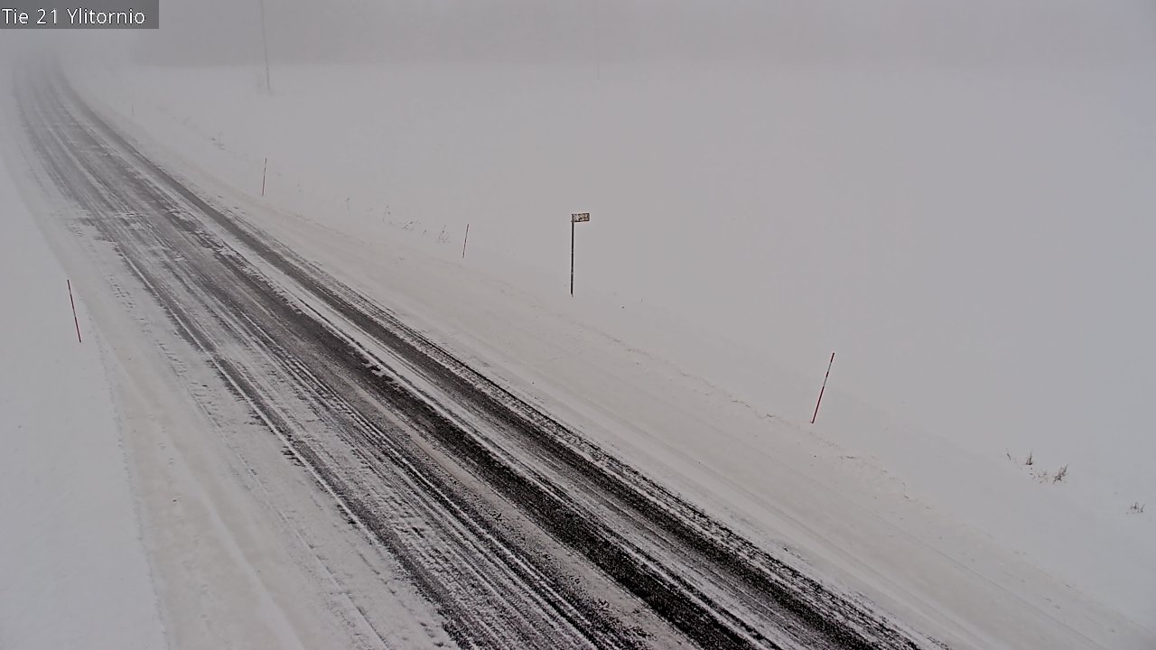Weather Camera Image Väg 21 Övertorneå, Tornio, Lappi