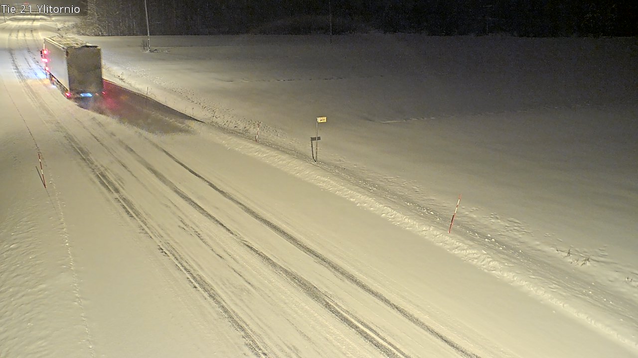 Weather Camera Image Road 21 Ylitornio, Tornio, Lappi