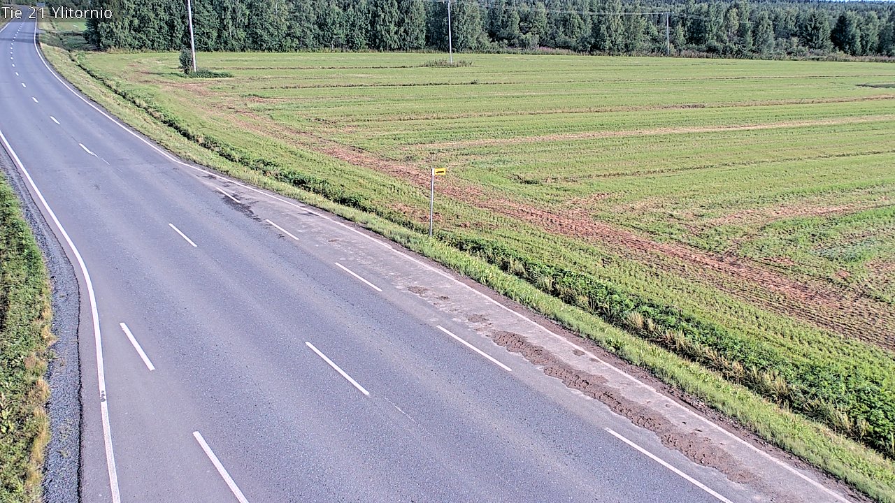 Weather Camera Image Road 21 Ylitornio, Tornio, Lappi
