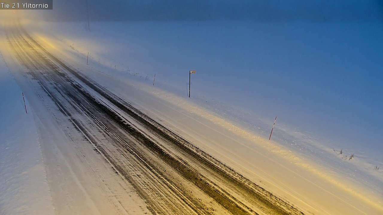 Weather Camera Image Road 21 Ylitornio, Tornio, Lappi