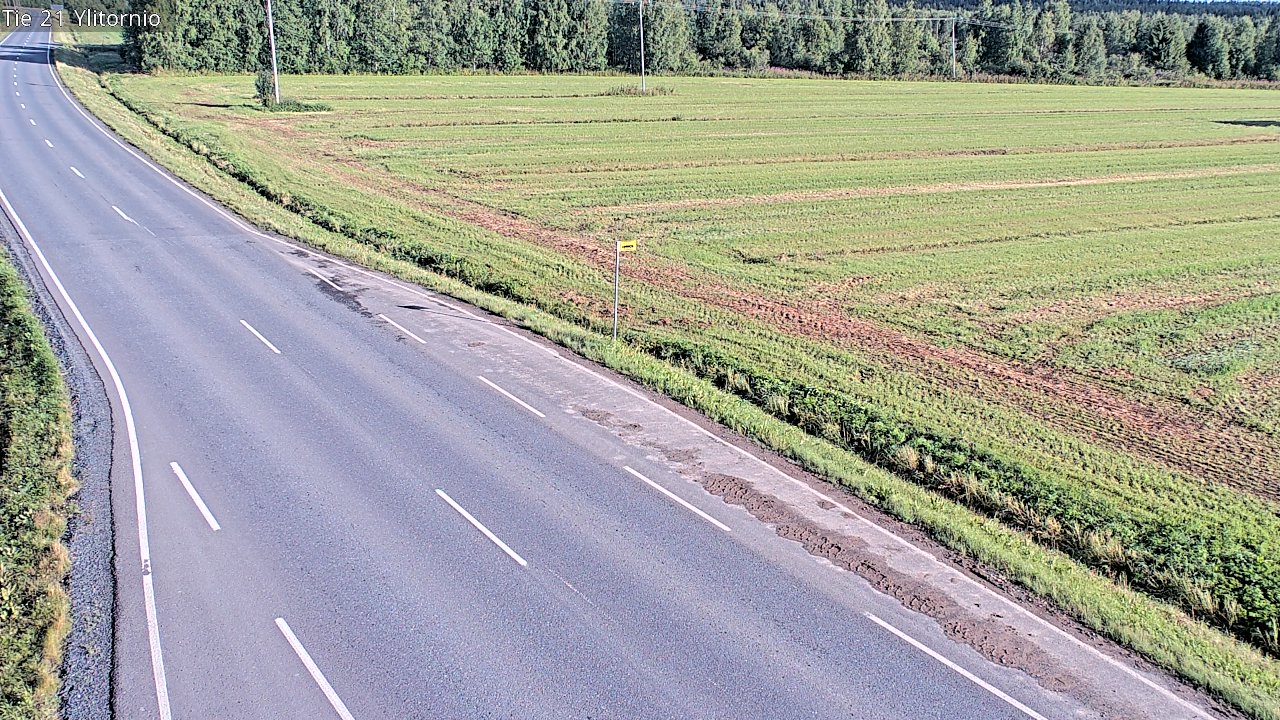 Weather Camera Image Road 21 Ylitornio, Tornio, Lappi