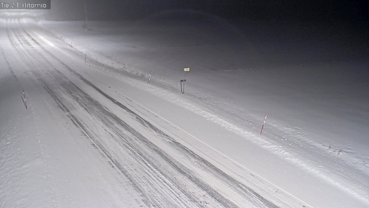 Weather Camera Image Road 21 Ylitornio, Tornio, Lappi