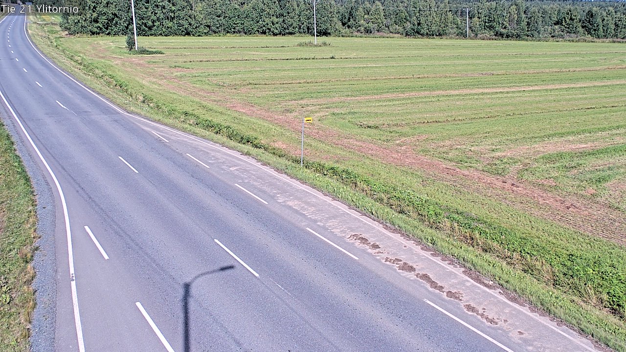 Weather Camera Image Road 21 Ylitornio, Tornio, Lappi