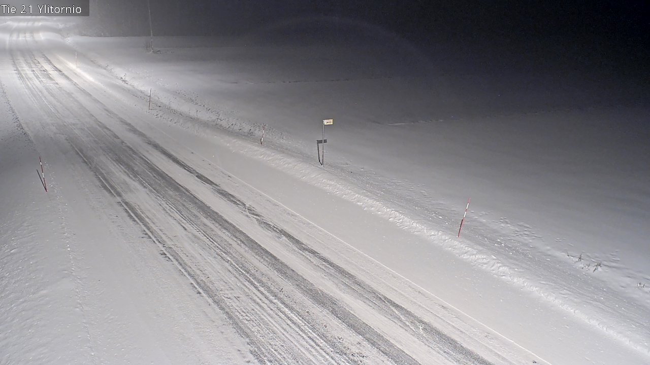 Weather Camera Image Road 21 Ylitornio, Tornio, Lappi