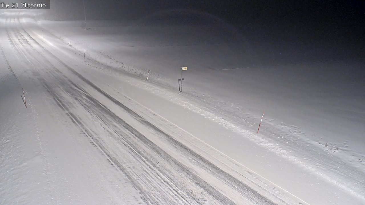 Weather Camera Image Road 21 Ylitornio, Tornio, Lappi