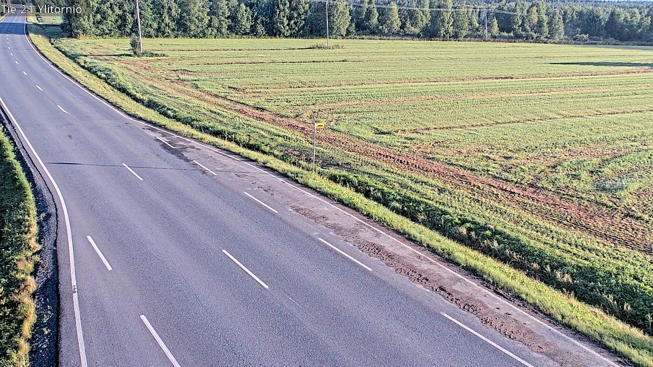 Weather Camera Image Road 21 Ylitornio, Tornio, Lappi