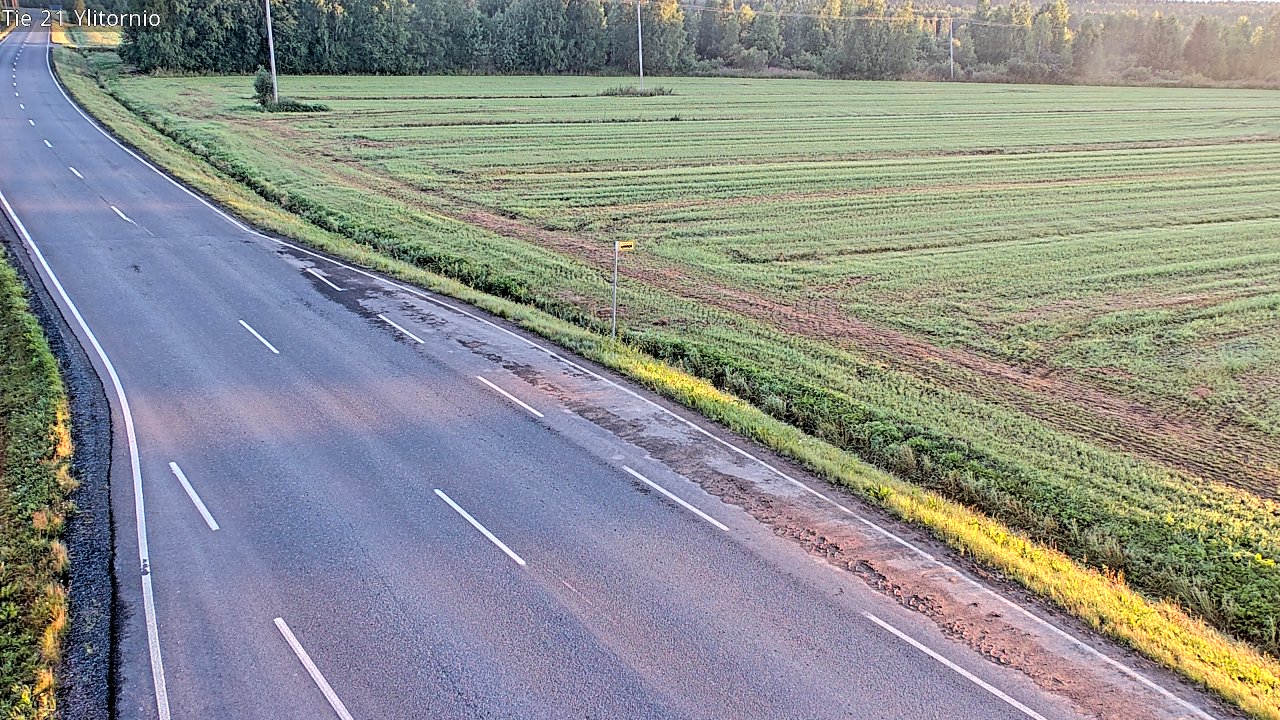 Weather Camera Image Road 21 Ylitornio, Tornio, Lappi