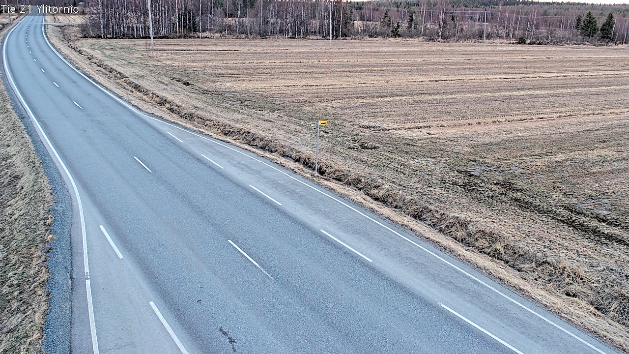 Weather Camera Image Väg 21 Övertorneå, Tornio, Lappi