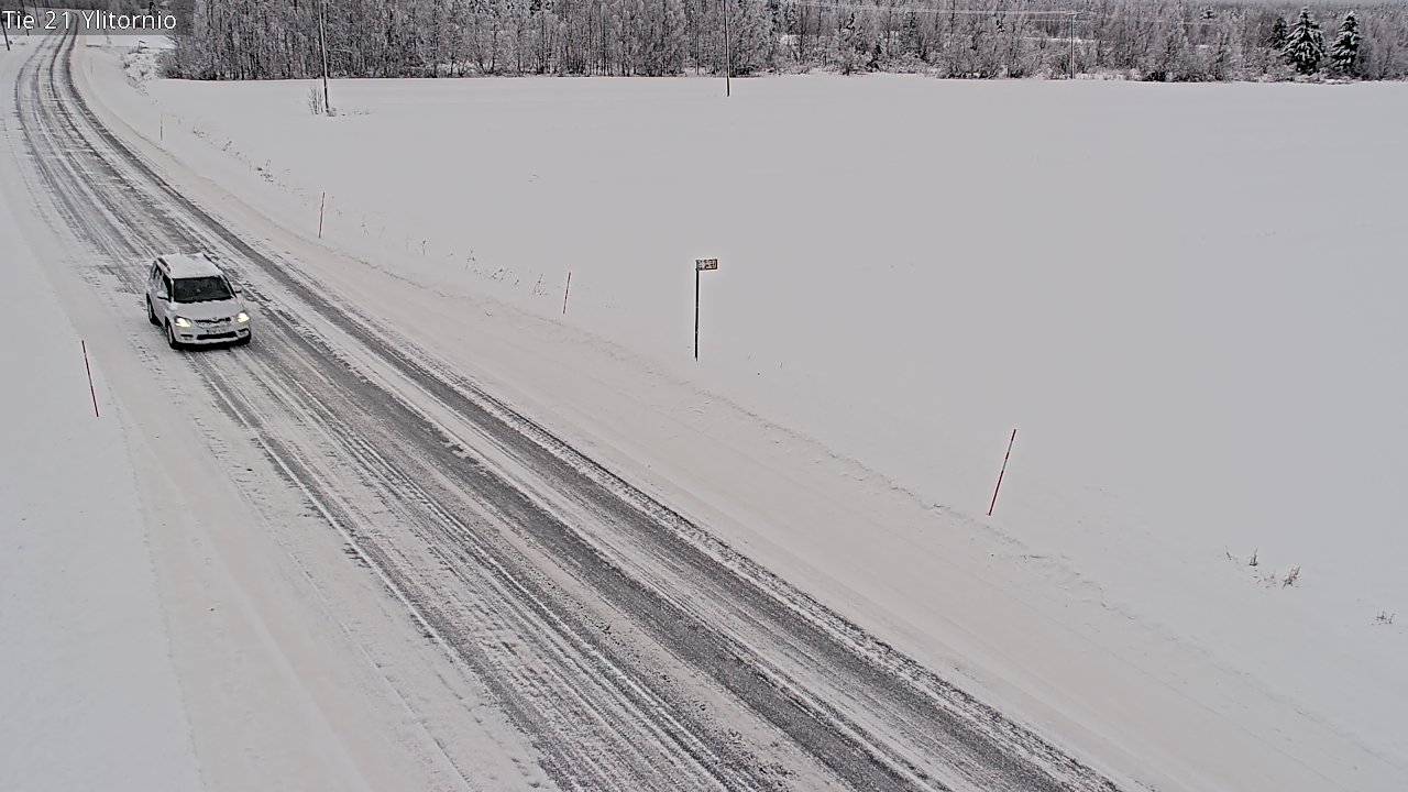Weather Camera Image Road 21 Ylitornio, Tornio, Lappi