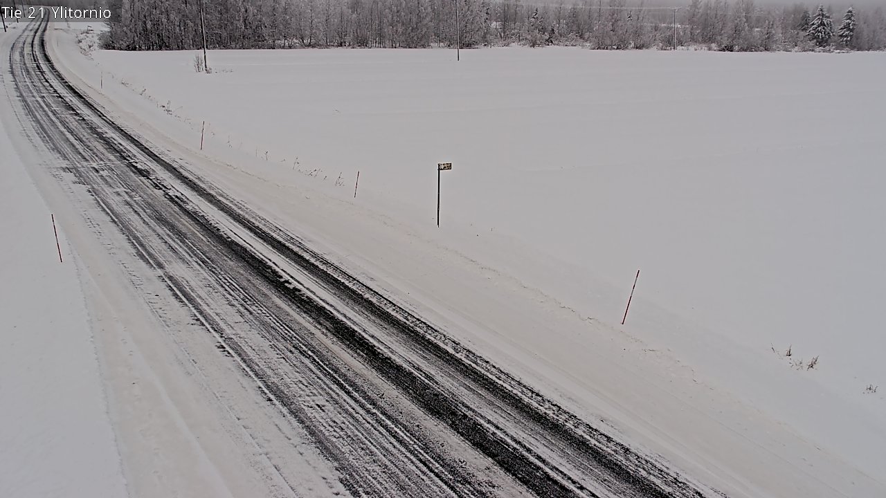 Weather Camera Image Väg 21 Övertorneå, Tornio, Lappi