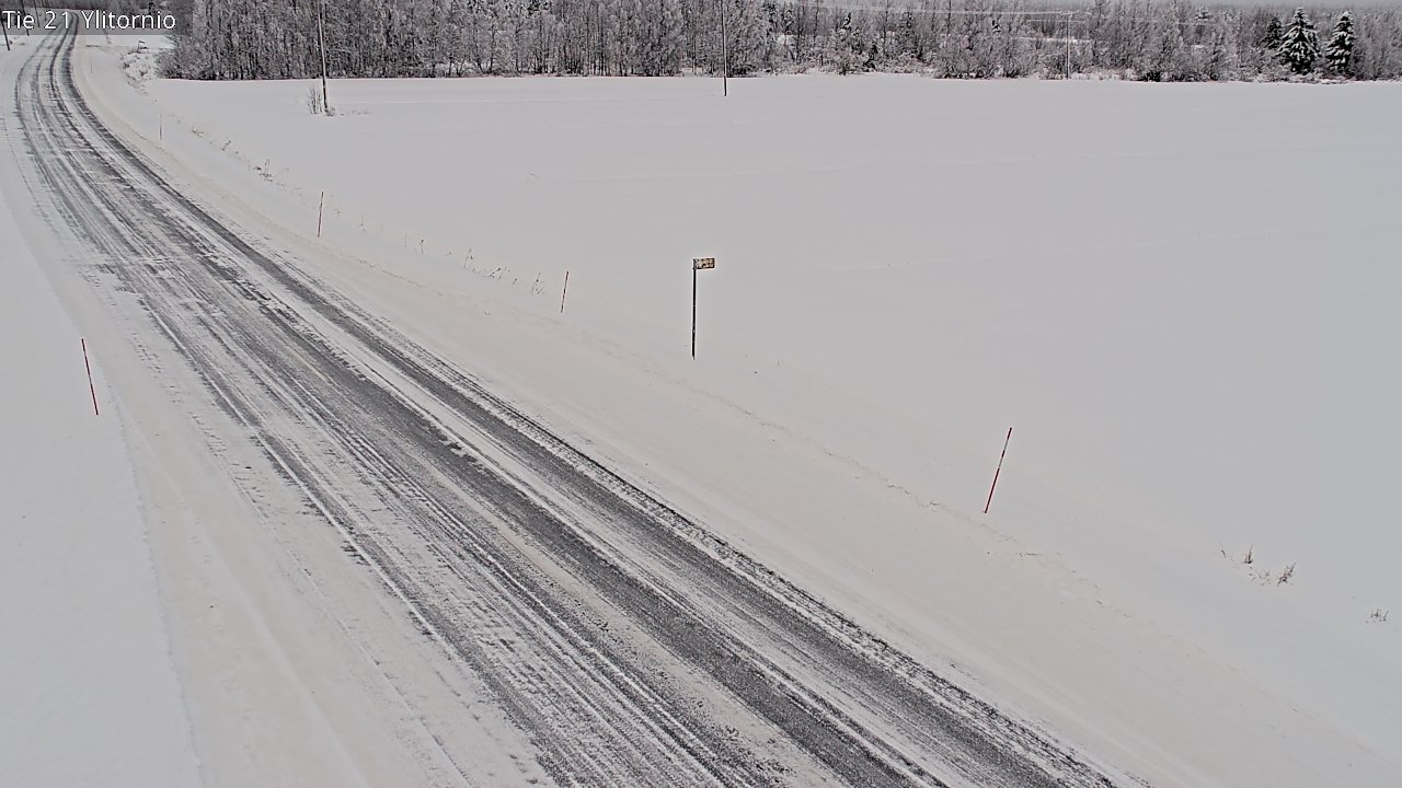 Weather Camera Image Road 21 Ylitornio, Tornio, Lappi
