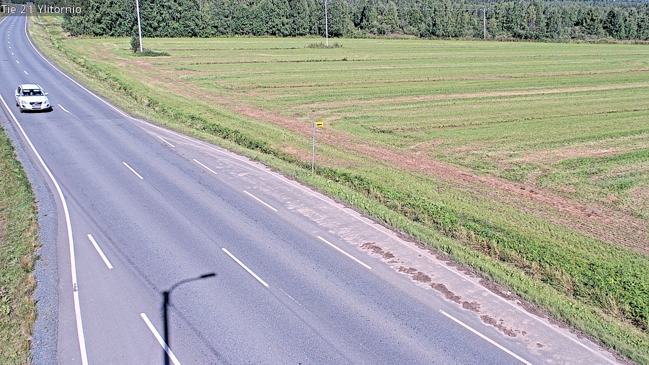 Weather Camera Image Road 21 Ylitornio, Tornio, Lappi