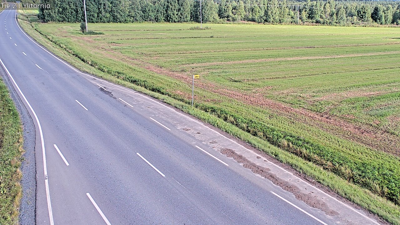Weather Camera Image Road 21 Ylitornio, Tornio, Lappi