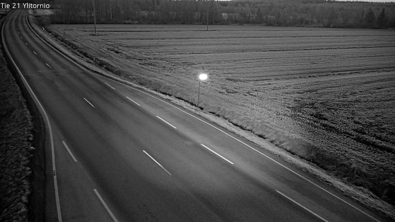 Weather Camera Image Road 21 Ylitornio, Tornio, Lappi