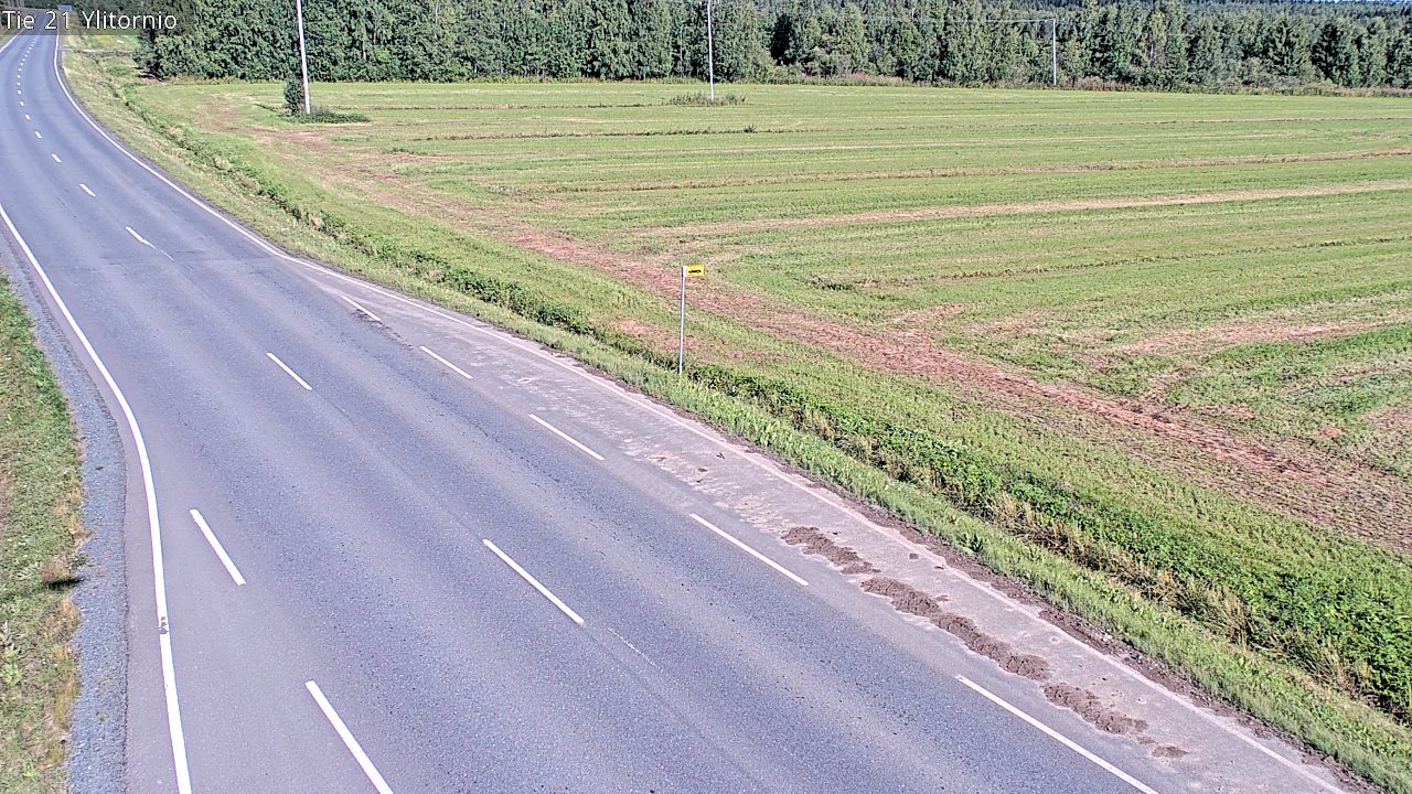 Weather Camera Image Road 21 Ylitornio, Tornio, Lappi