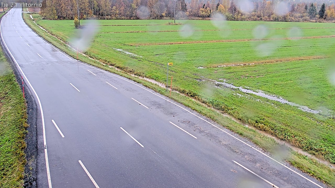 Weather Camera Image Väg 21 Övertorneå, Tornio, Lappi