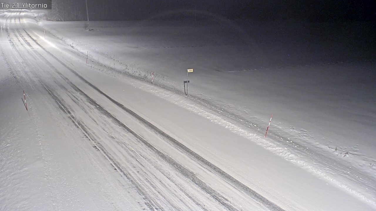 Weather Camera Image Road 21 Ylitornio, Tornio, Lappi