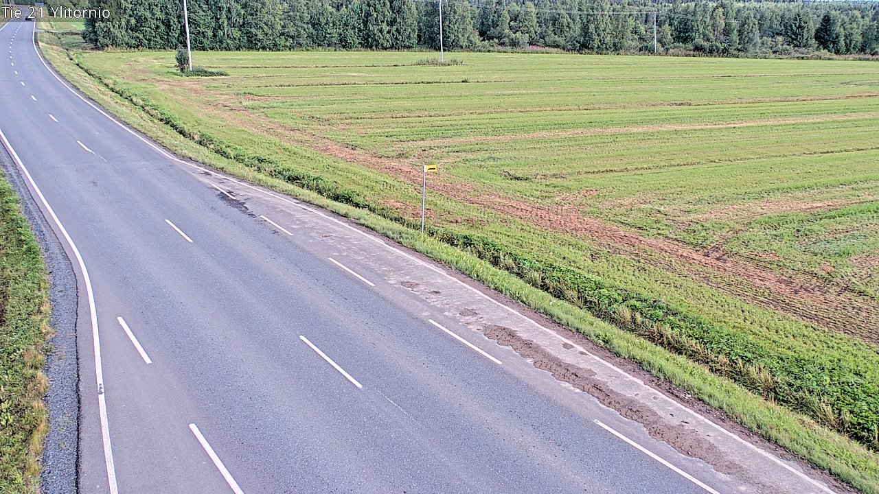Weather Camera Image Road 21 Ylitornio, Tornio, Lappi