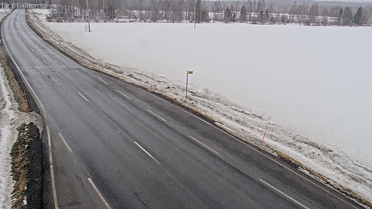 Weather Camera Image Road 21 Ylitornio, Tornio, Lappi