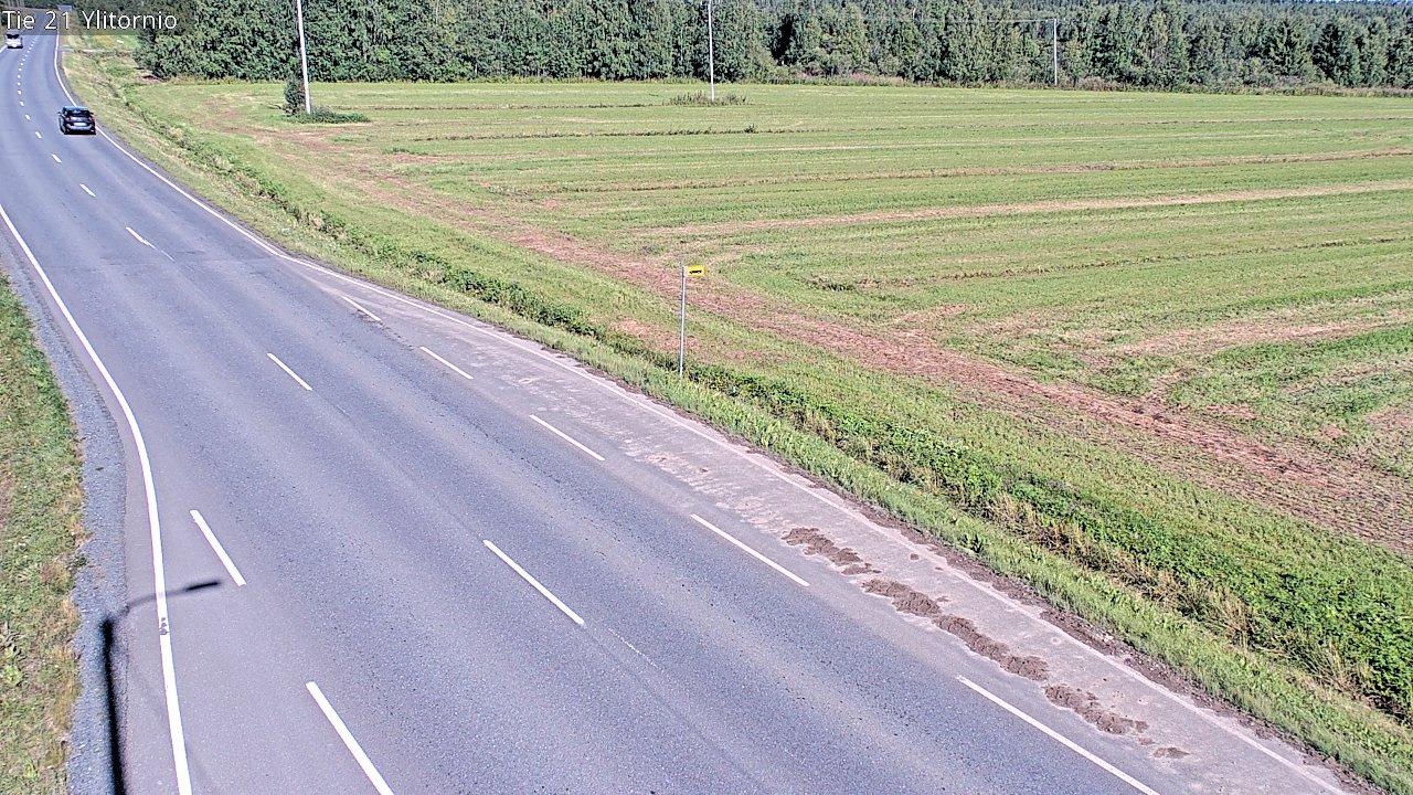 Weather Camera Image Road 21 Ylitornio, Tornio, Lappi