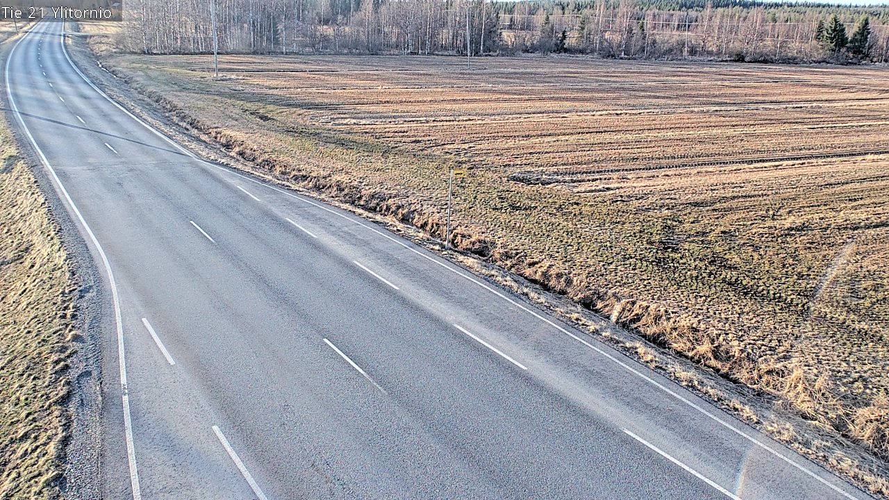 Weather Camera Image Väg 21 Övertorneå, Tornio, Lappi