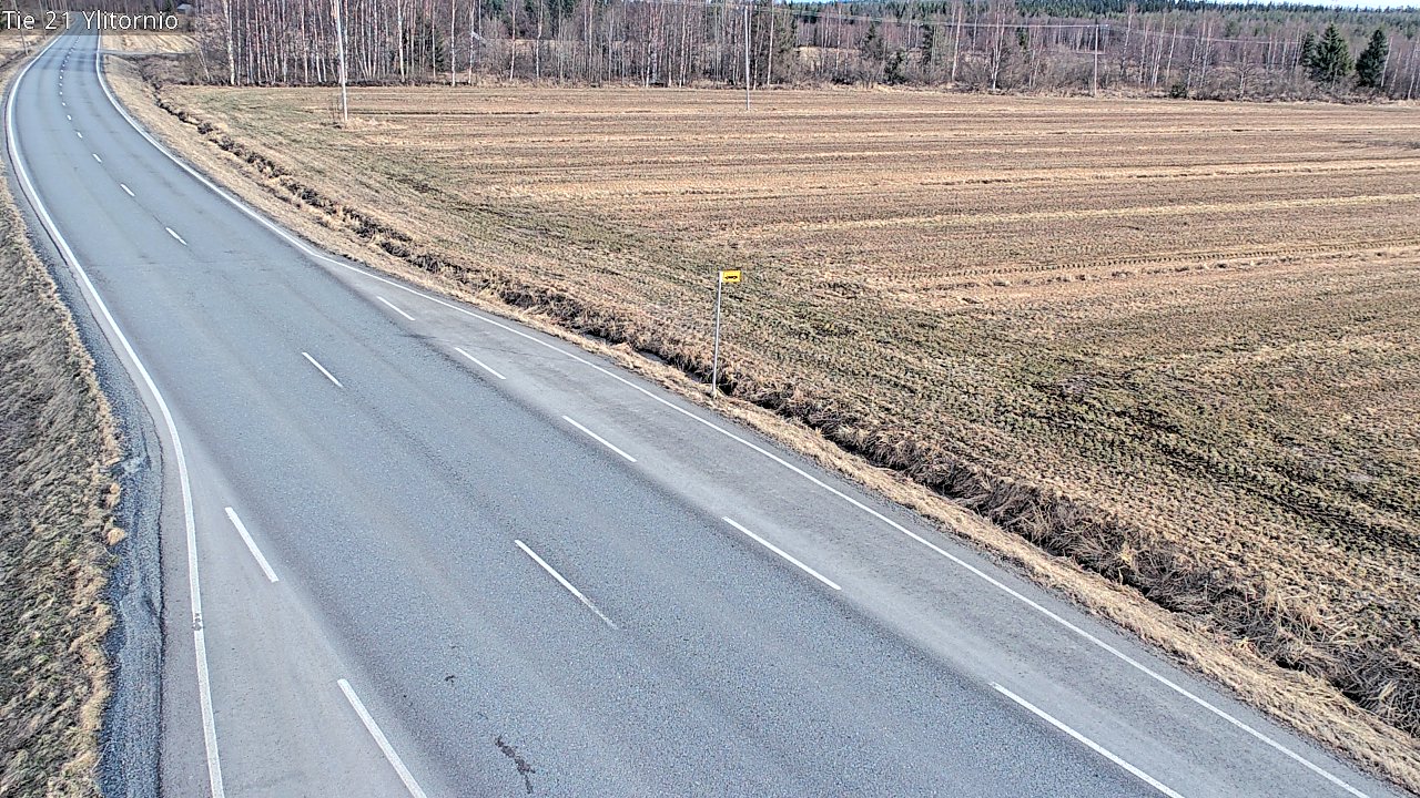 Weather Camera Image Väg 21 Övertorneå, Tornio, Lappi